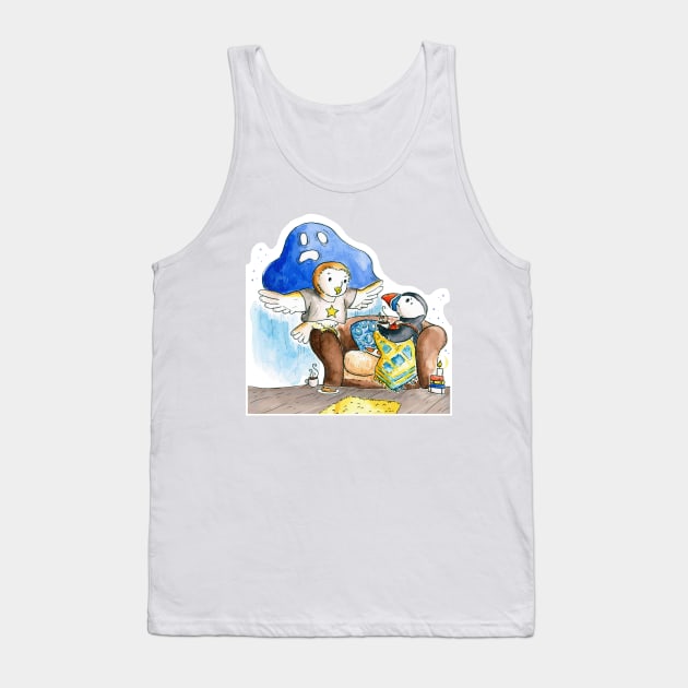 Ghost Stories Tank Top by Vicky Kuhn Illustration